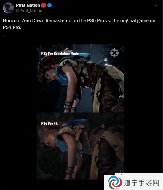 PS5Pro《地平線：零之曙光復(fù)刻版》對比PS4Pro原版引熱議：這畫質(zhì)還不如原版